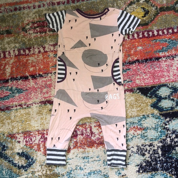Rags to Raches Other - Rags romper peek pocket